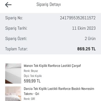 Madame Coco Tekrar Eden Yanlış Ürün Gönderimi