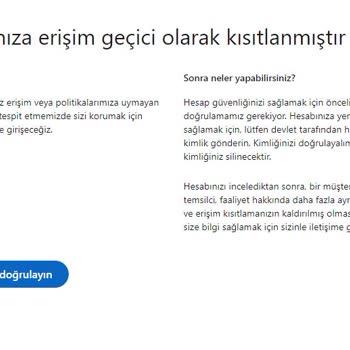 Linkedin Kimlik Doğrulama Problemi