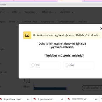 Vodafone Net Hızımız 20 Mbps'nin Altında, Müdahale Edin!