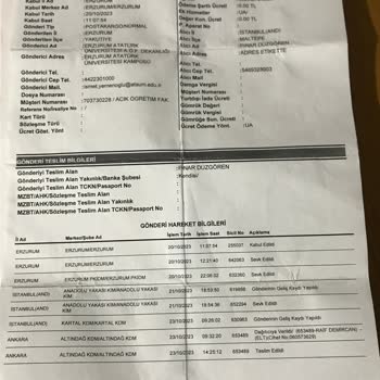 PTT Kargo Kargonun Yanlış Adrese Gidip Başka Birine Teslim Edilmesi