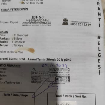 Stilevs Arızalı Mutfak Robotu