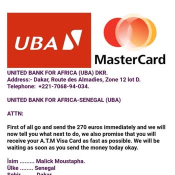 UBA (United Bank for Africa) Hesaba Giriş Yapamıyorum
