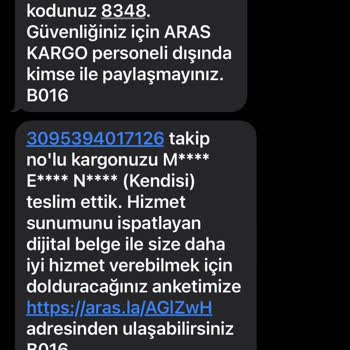 Aras Kargo Aynı Ürüne Farklı Fiyat Verdim