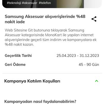 QNB Finansbank Mono Uygulamasının Kampanya Gereğini Yerine Getirmemesi