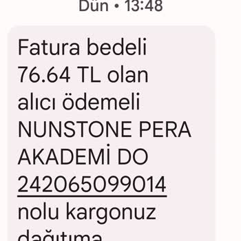 NunStone Yanlış Ürün Gönderdi