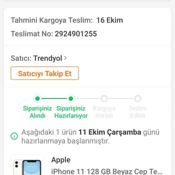 Trendyol Dan Siparişim Verdiğim Telefonum Kargoya Verilmiyor