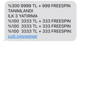 Onwin Sitesinden Sürekli Gelen Rahatsız Edici SMS