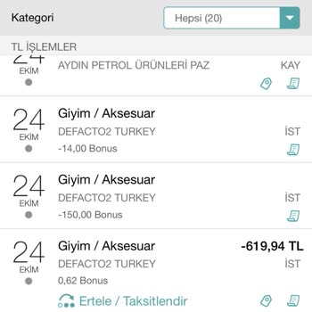 DeFacto Ücretini Ödediğim Ürünün Siparişte Gözükmemesi