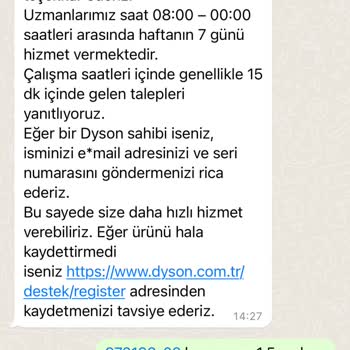 Dyson Yedek Parça Temini