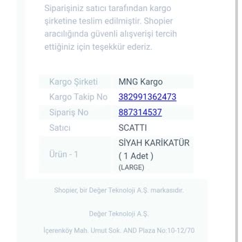 Scattiman İade De Yapmıyor Ürünü De Yollamıyor