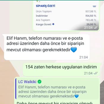 LC Waikiki Uygulanmayan İndirim Kuponu