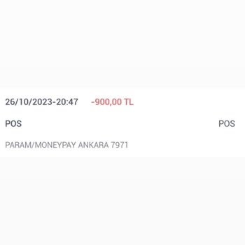 MoneyPay Hesaptan Para Çekimi