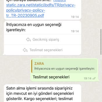 Zara Sahte Kargo Firması İle Kişisel Veri Paylaşımı