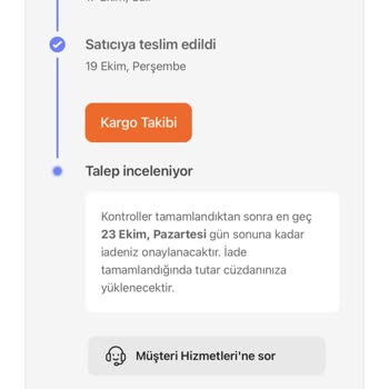Hepsiburada İade Sürecimi Başlamıyor