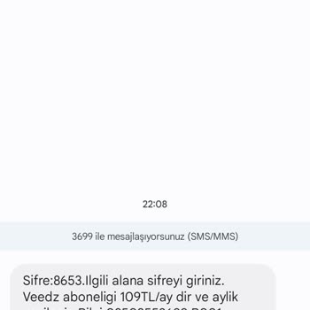 Veedz-tr.com Rızam Olmadan Veedz Aboneliği, İzinsiz Para Çekimi