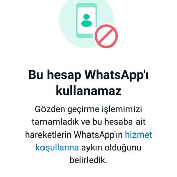 WhatsApp Yasaklandı Çözüm ##