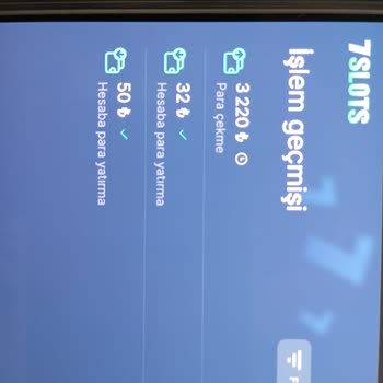 7Slots Para Çekme Sorunu