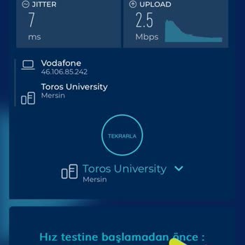 Vodafone Düşürülmüş İnternet Hızı