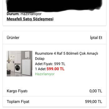 A101 Dolap Aldım Ne Dolap Geldi Ne De Paramı Geri Veriyorlar!