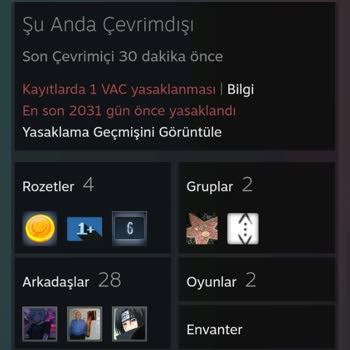Steam Haksız Yere Vac Ban