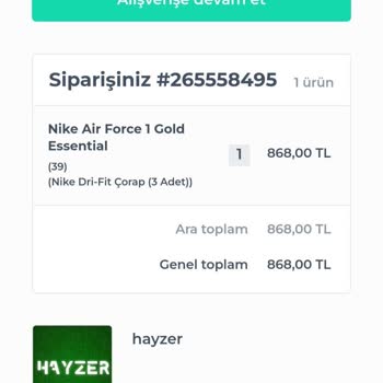 Hayzer İade Yapmadı Engelledi