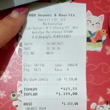 H&M Etiket Farklı, Kasa Fiyatı Farklı
