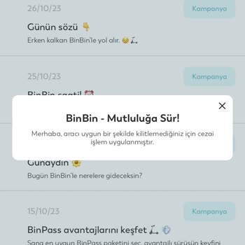 BinBin Hatalı Park Cezası
