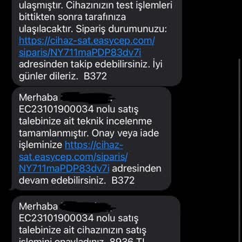 EasyCep Sattığım Ürün Parasını Alamıyorum