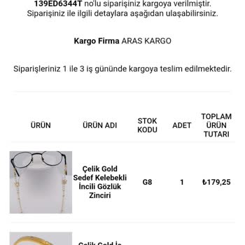 Aras Kargo'dan Şikayetçiyiz Lütfen İlgilenin