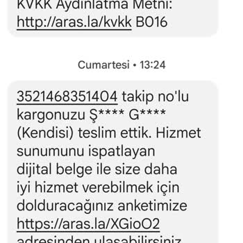 Aras Kargo'dan Şikayetçiyiz Lütfen İlgilenin