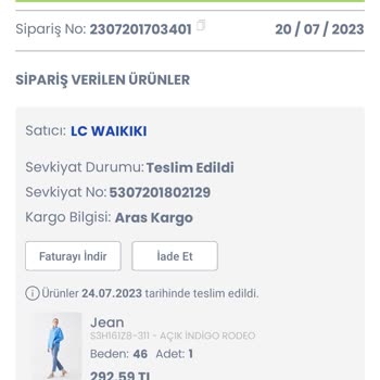 LCW Pantolonun Kumaş Kalitesizliği