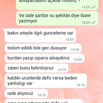 Suffemoda Suffe Moda Çalışanının İade Oluşturmaması Ve