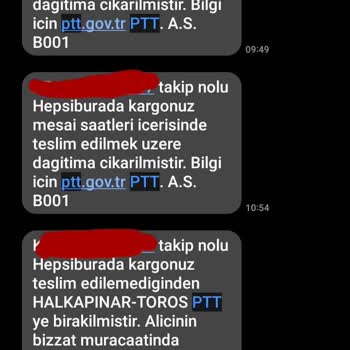 PTT Kargo Her Zamanki Gibi Yalan Söyleyerek Kargoyu Şubeye Bırakıyor