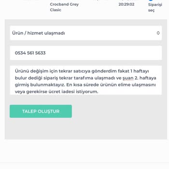 Hg Outlet (hgoutlet.tr) Shopier Hg Outletten Aldığım Terliğin Değişimi Sağlanmadı...