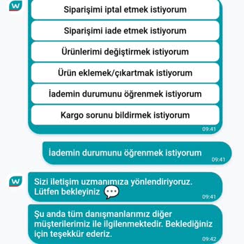 Watsons İade Ücreti Yapılmıyor