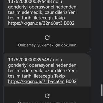 Kargom Sende Teslim Etmiyor
