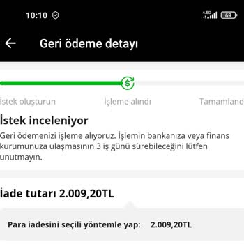 Aliexpress 2000 Lira İade Gerçekleşmiyor