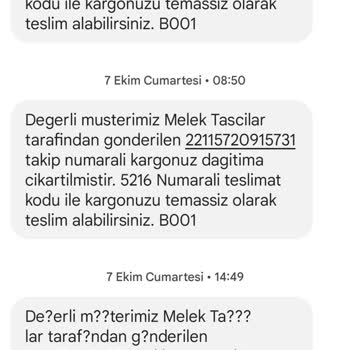 Sürat Kargo Ürünüm Dağıtıma Çıktığı Halde Teslimatı Gerçekleştirmediler