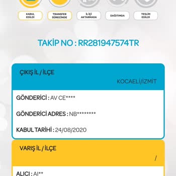 PTT Kargo Kargo 3 Yildir Transfer Surecinde