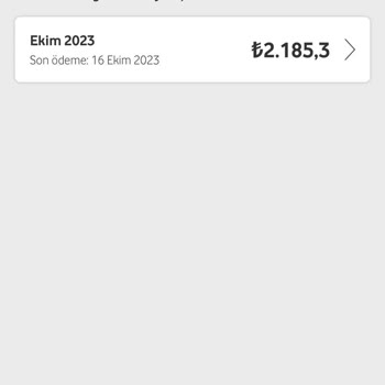 Vodafone Yasal Olmayan Fatura!