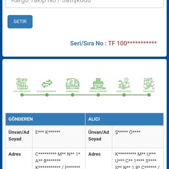 Sürat Kargo Teslim Edilemeyen Kargo