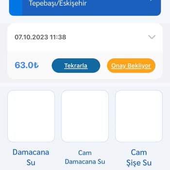 Taşkesti Su Uygulama Üstünden Sipariş Verdiğim Su Teslim Edilmedi.
