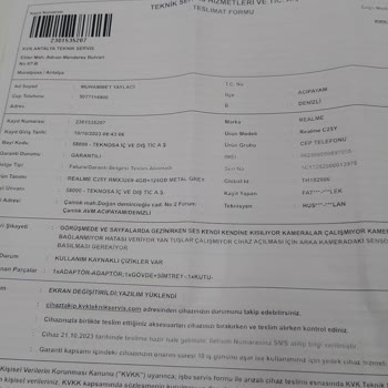 Teknosa İn İşgüzar Garanti Politikası