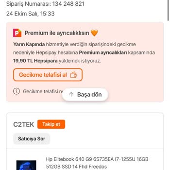 Hepsiburada Yarın Kapında Yalanı