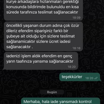 Mopaş Online Market Sipariş Sorunu