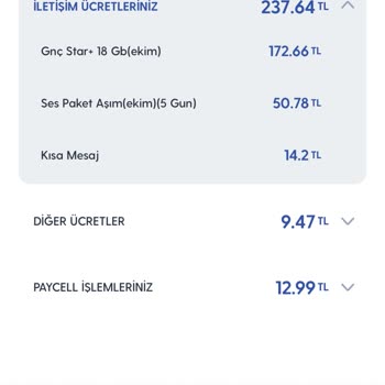 Turkcell Ses Paket Aşımı Faturamdan Düşürülsün
