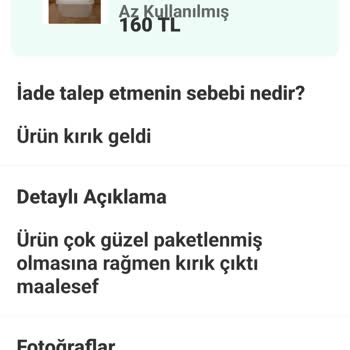 Sürat Kargo Kırdığı Ürünün Parasını Ödemiyor!