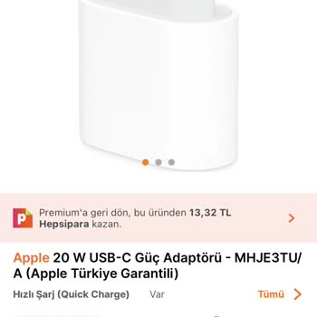 Hepsiburada Sahte Apple 20w Şarj Adaptörü Satıyor