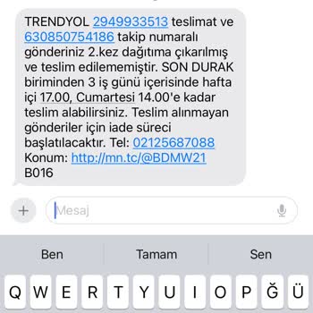 MNG Esenler Son Durak Şubesi Şikayetçiyim
