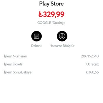 Duolingo Denemeyi İptal Etmeme Rağmen 330 TL Para Kesti